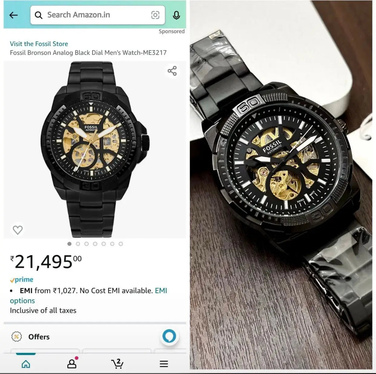FOSSIL BRONSON METAL Main image
