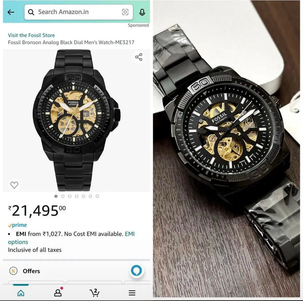 FOSSIL BRONSON METAL