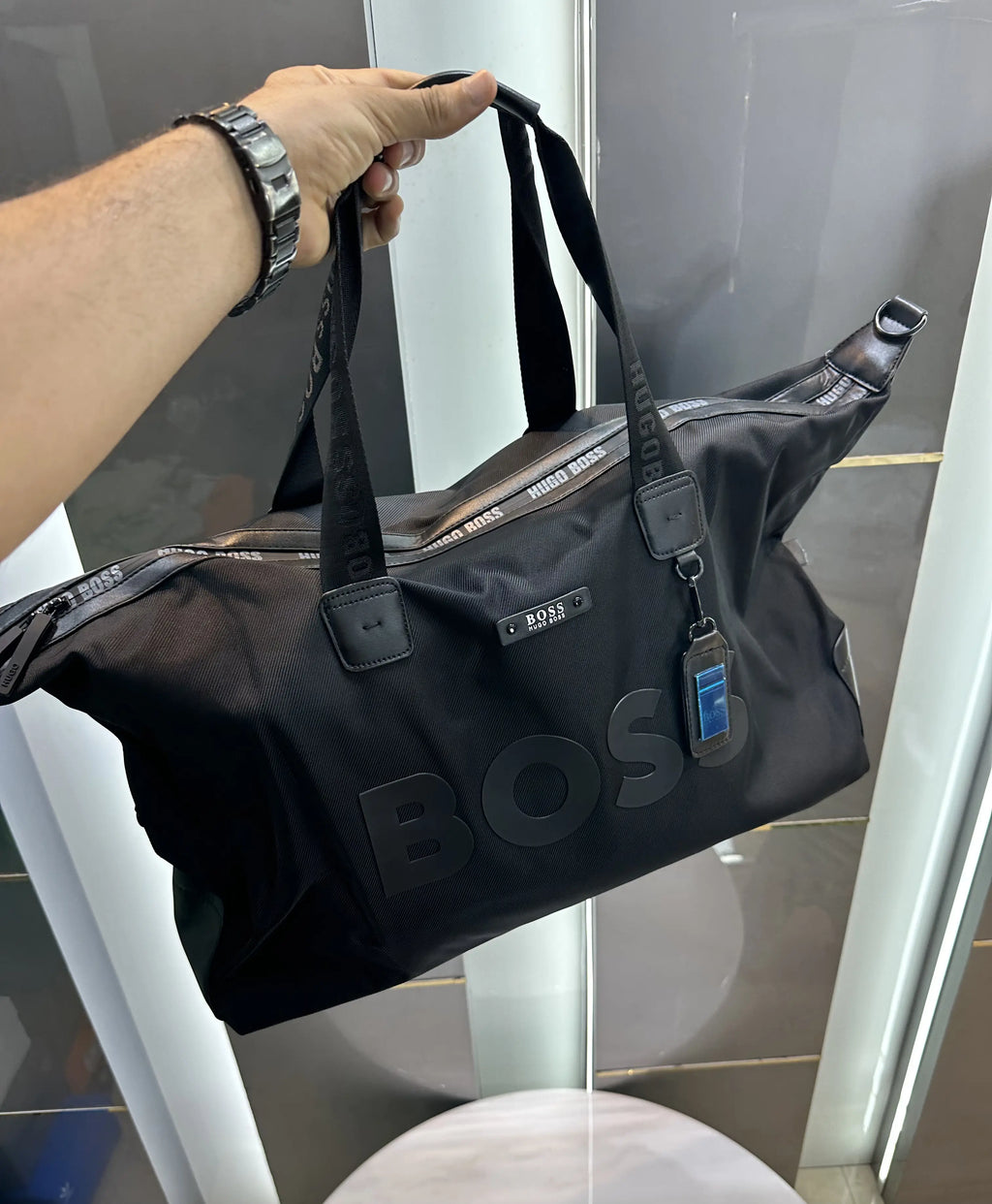 Hugo Bos s B8140 Luxury Imported Duffel Bag