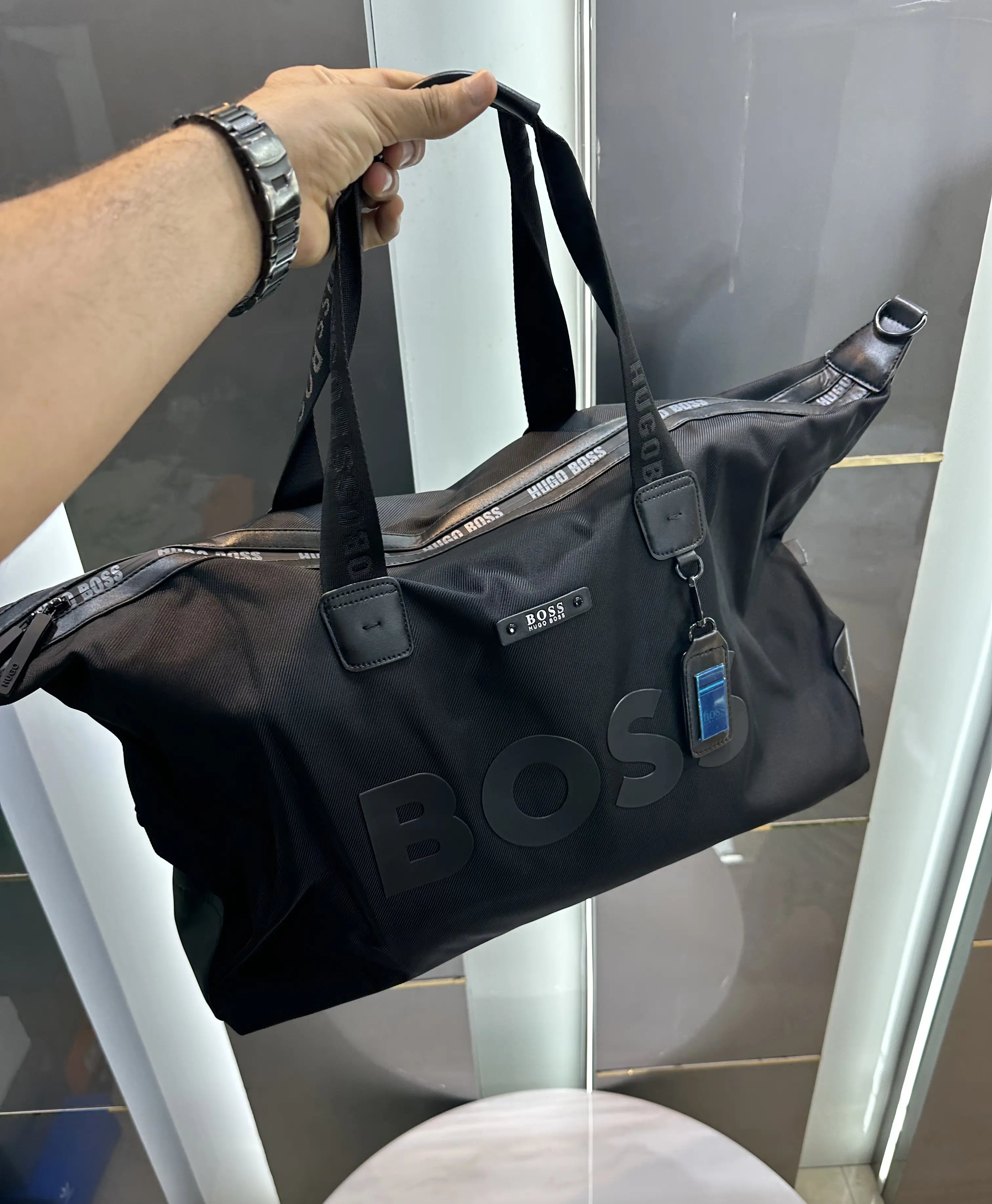Hugo Bos s B8140 Luxury Imported Duffel Bag
