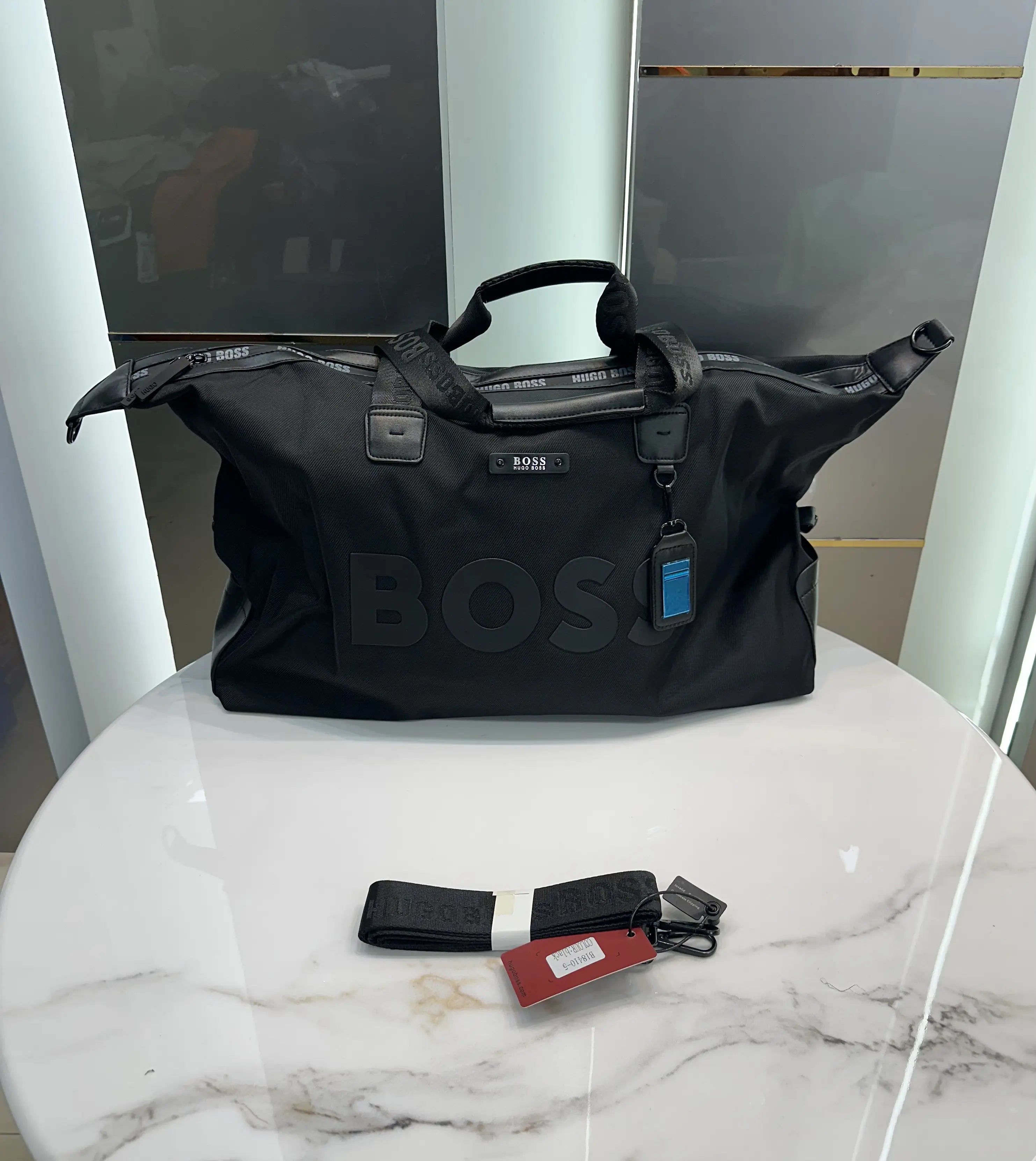 Hugo Bos s B8140 Luxury Imported Duffel Bag