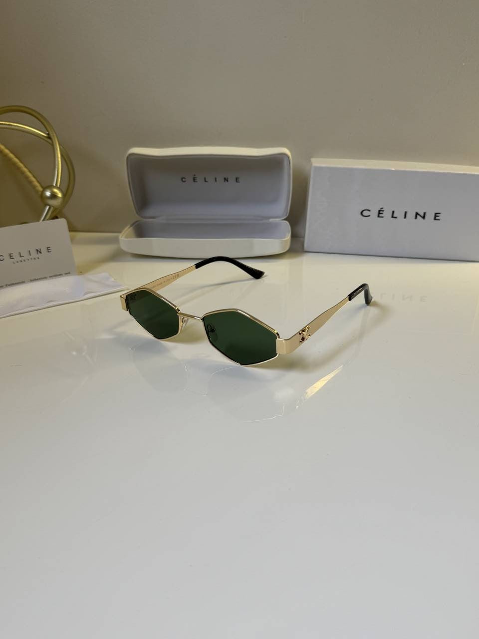 Celine_25056_Gold_Green