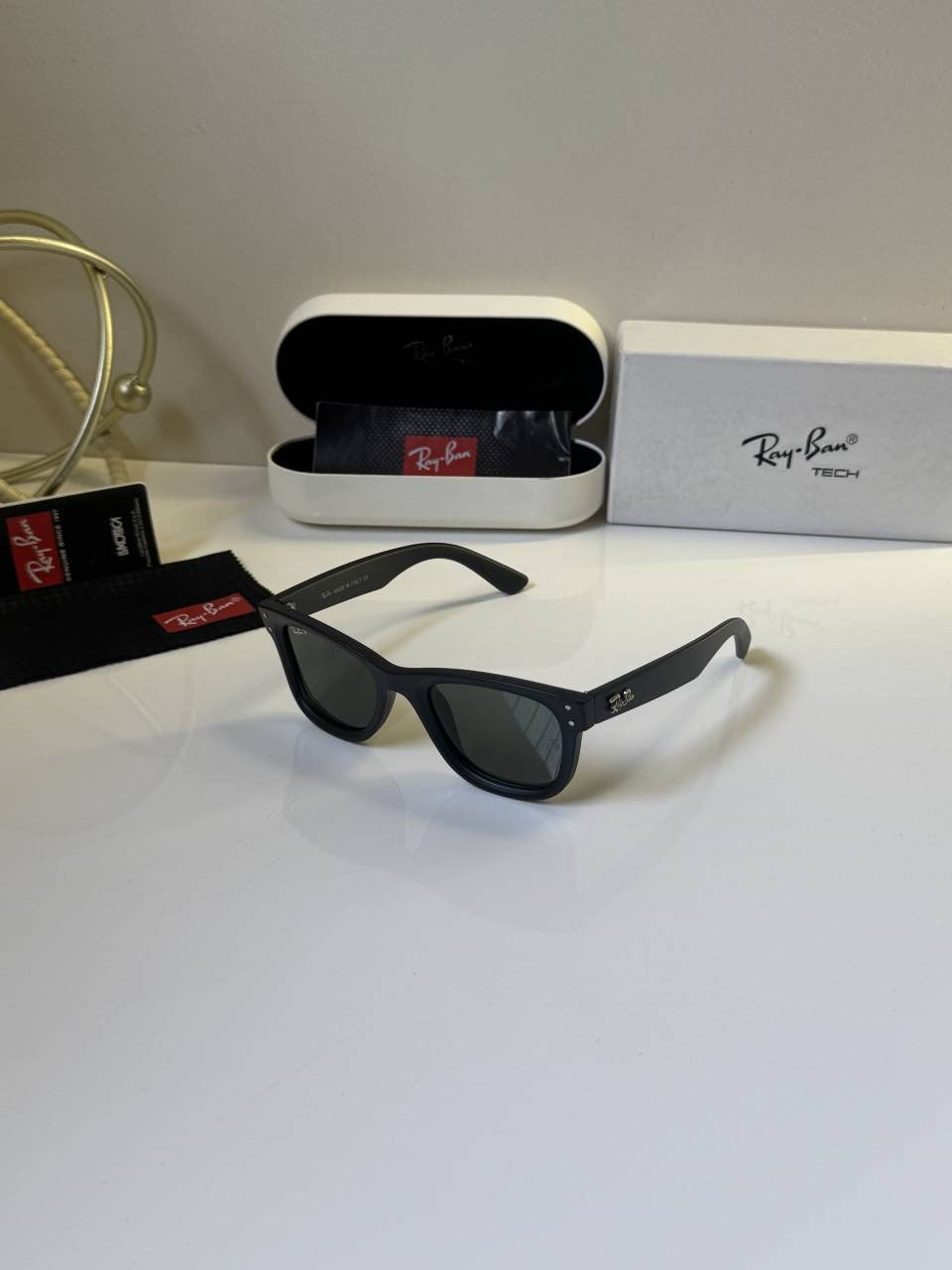Rayban_502_Matt_Black_Green