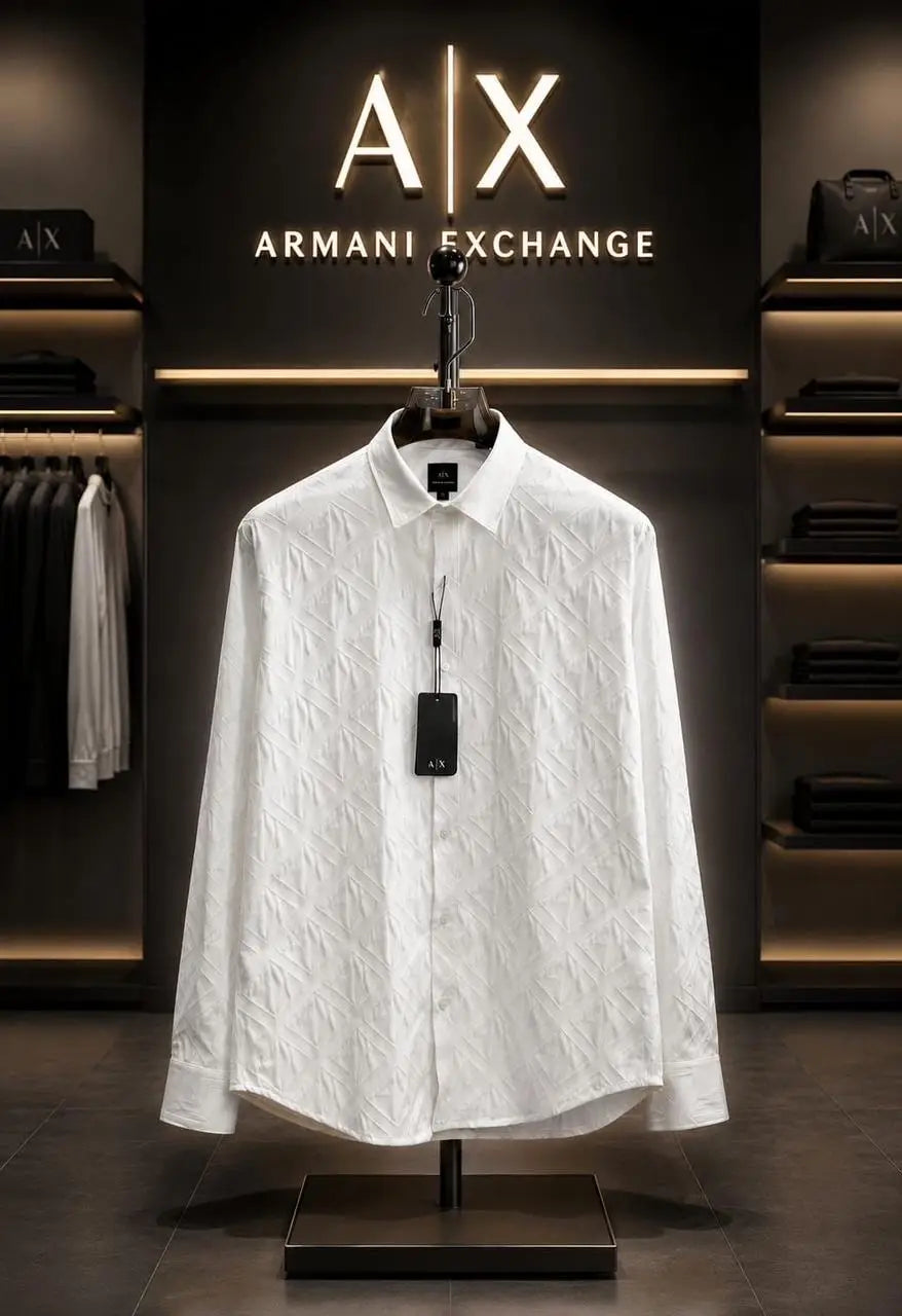 Arman i Exchange White Luxury Shirt With Premium Box Packing Main image