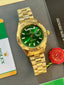 Role x Daydate Green Dial