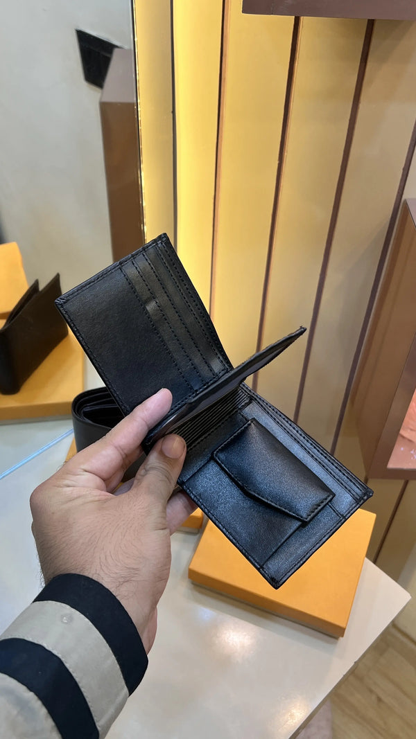 MONT_BLANC PREMIUM QUALITY IMPORTED WALLET WITH OG BOX BROWN