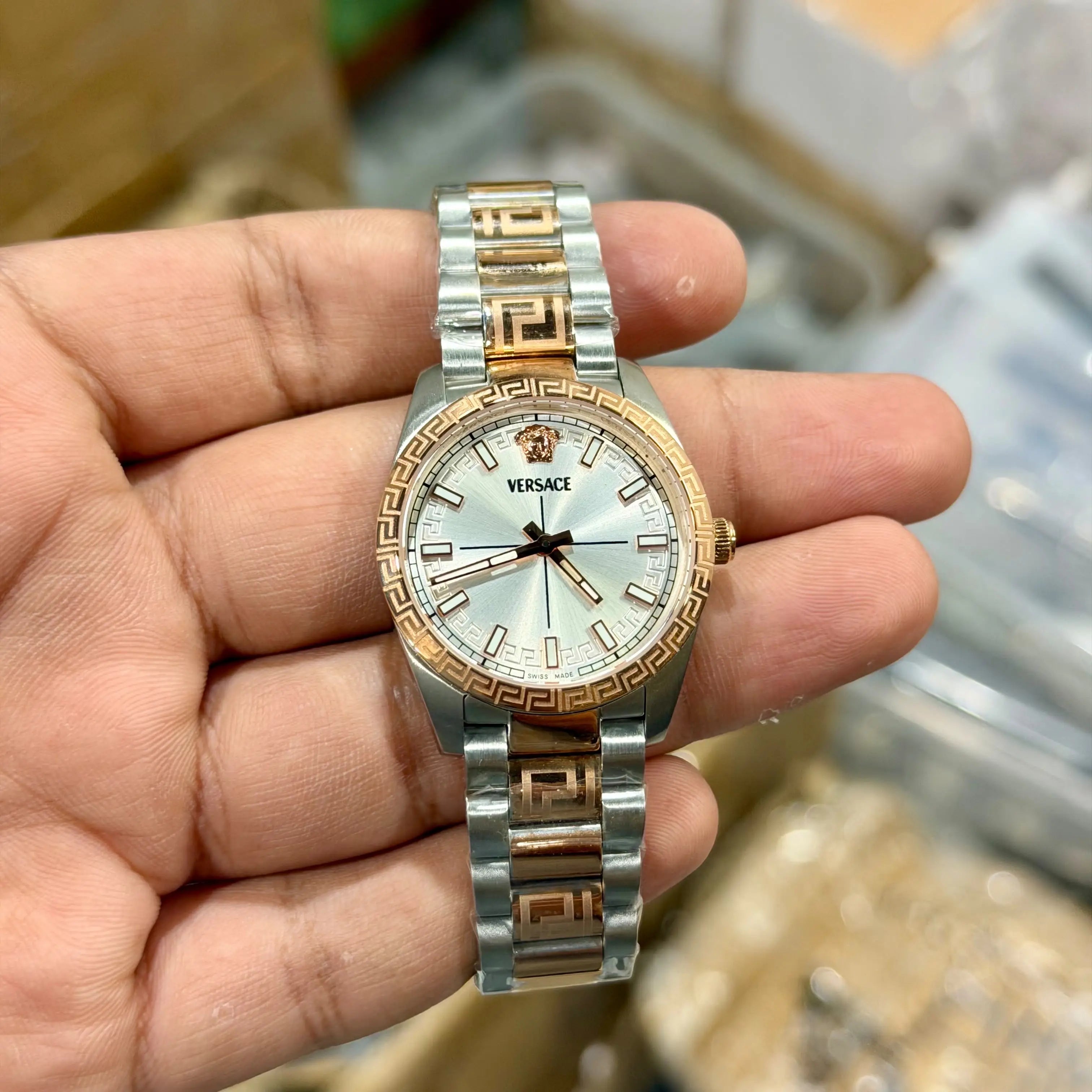 Versace Milleniyium Round Dail For Women
