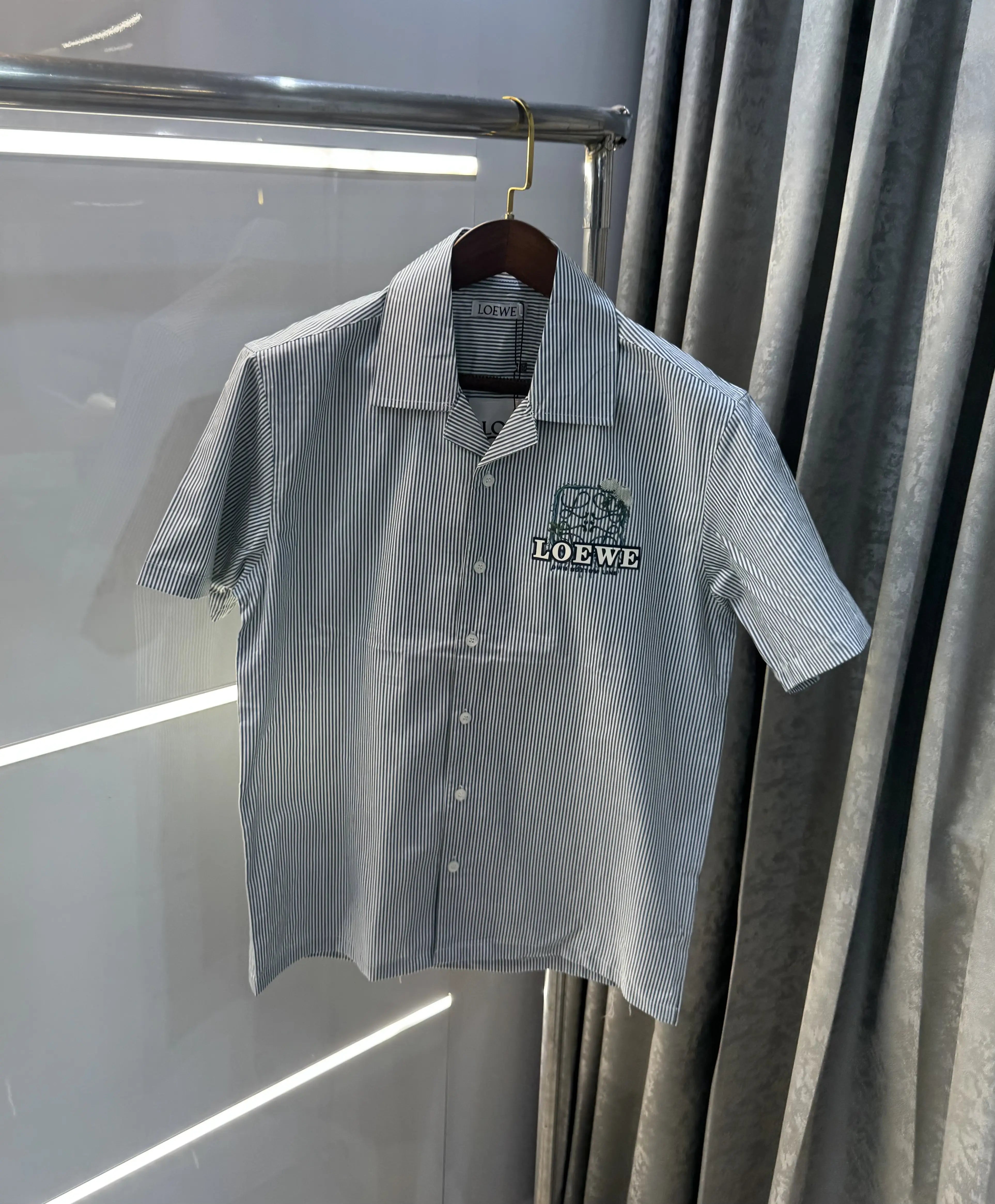 Loewe Dark Green Logo Work Premium Shirt Secondary image