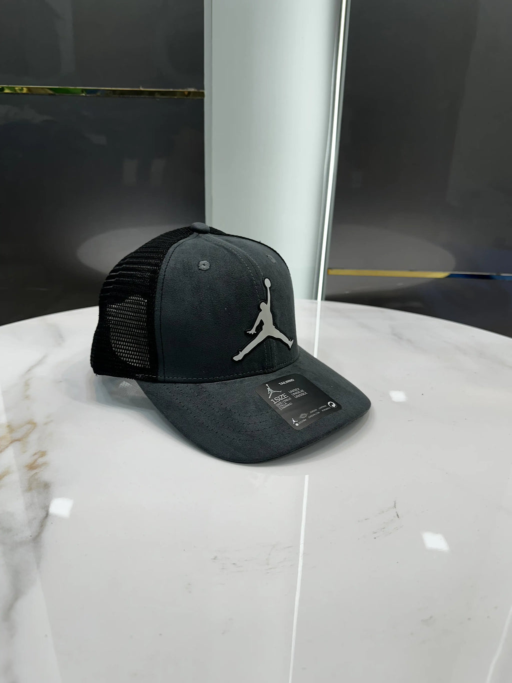 Air Jorda n Grey Suede Premium Imported Cap