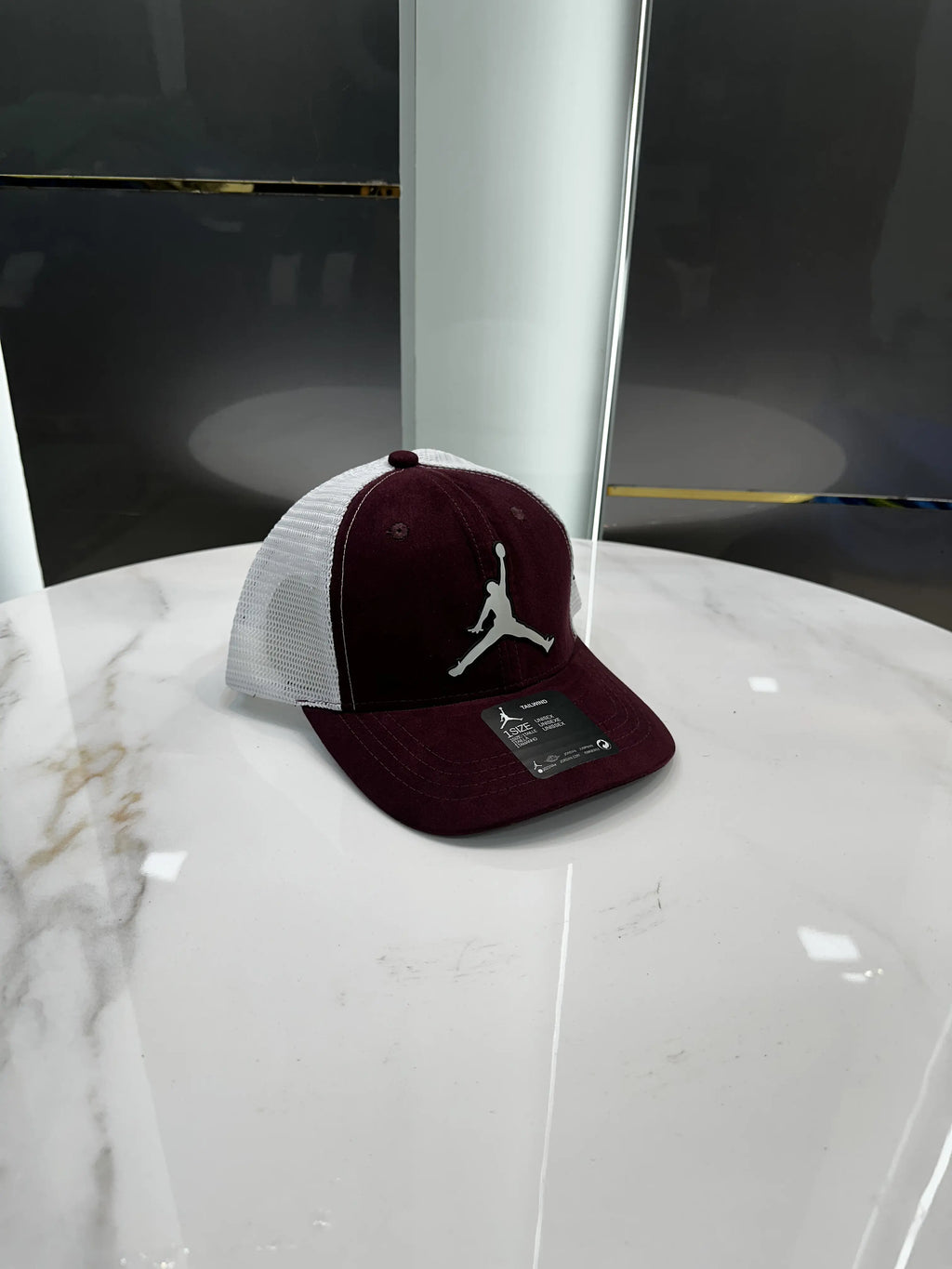 Air Jorda n Wine Suede Premium Imported Cap