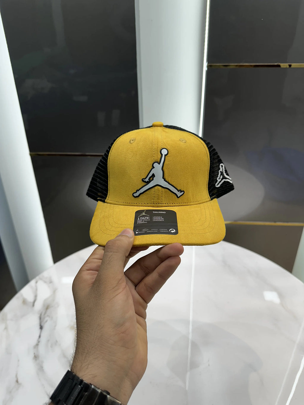 Air Jorda n Yellow Suede Premium Imported Cap