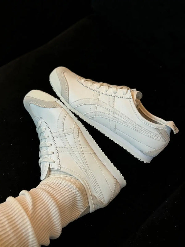 Onitsuka Tiger Mexico 66 Full White  Mens 7A Sneakers D-1908