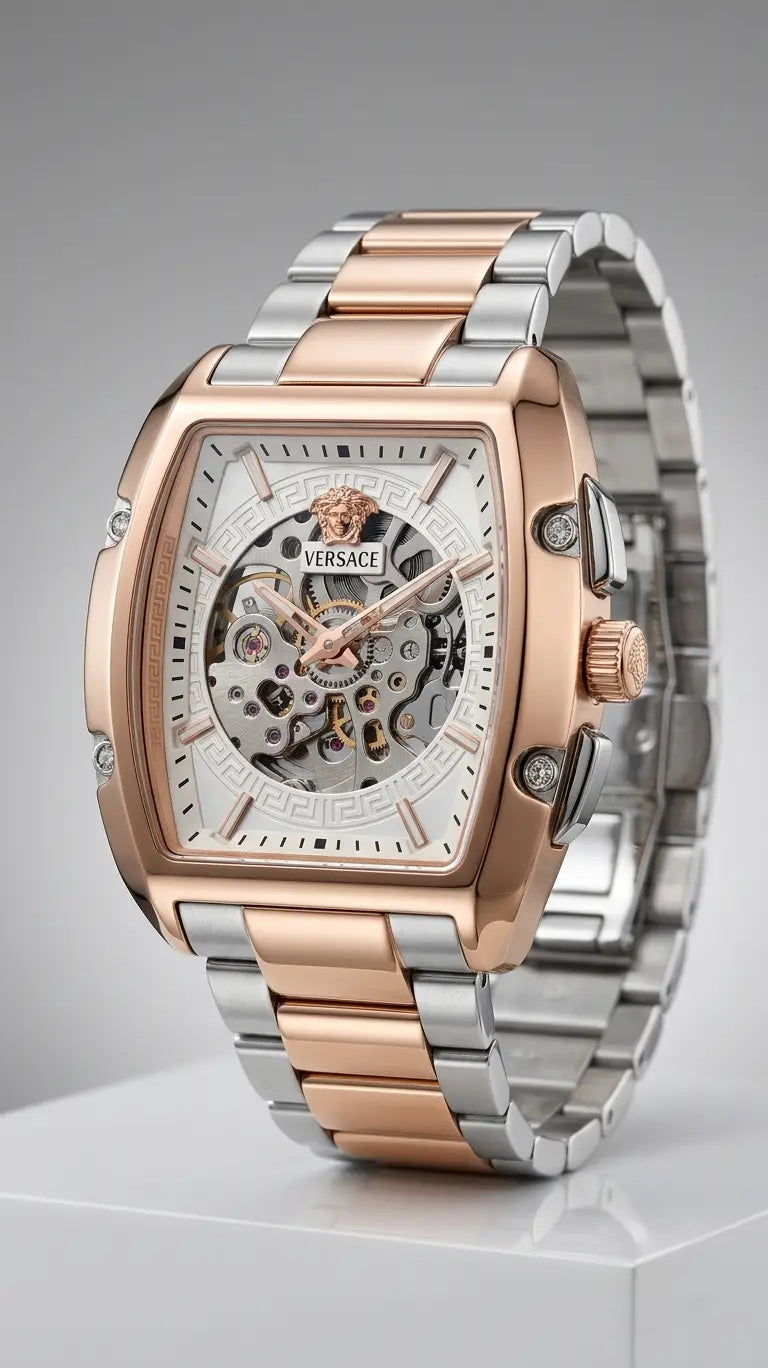 Versac_e Dominus Skeleton Automatic rose