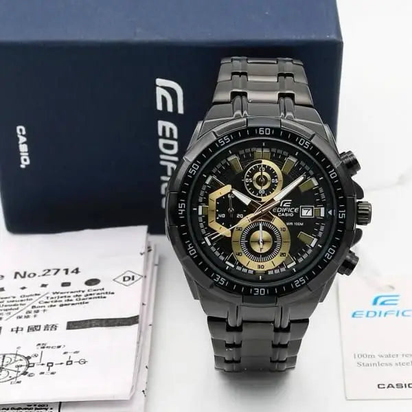 Casio Edifice Efr539 Black Gold