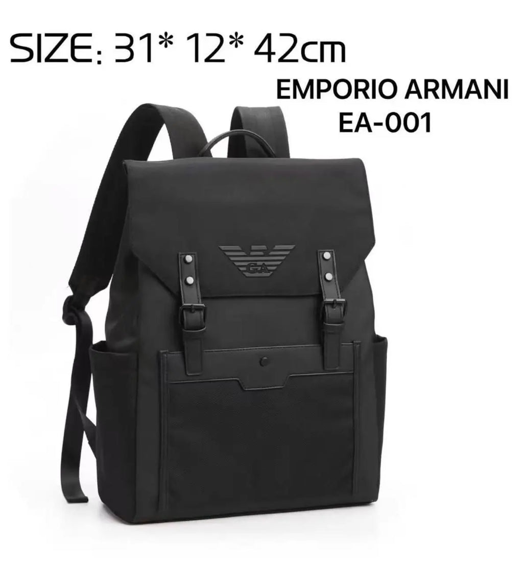 Giorgio Arman i Black 002 Luxury Imported BackPack