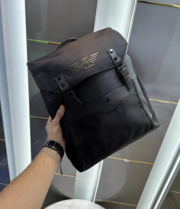 Giorgio Arman i Black 002 Luxury Imported BackPack