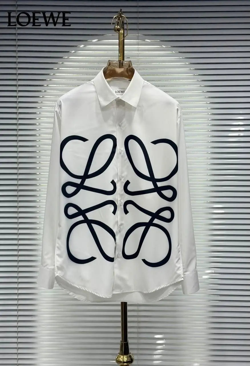 Loewe White Designer Premium Shirt Secondary image