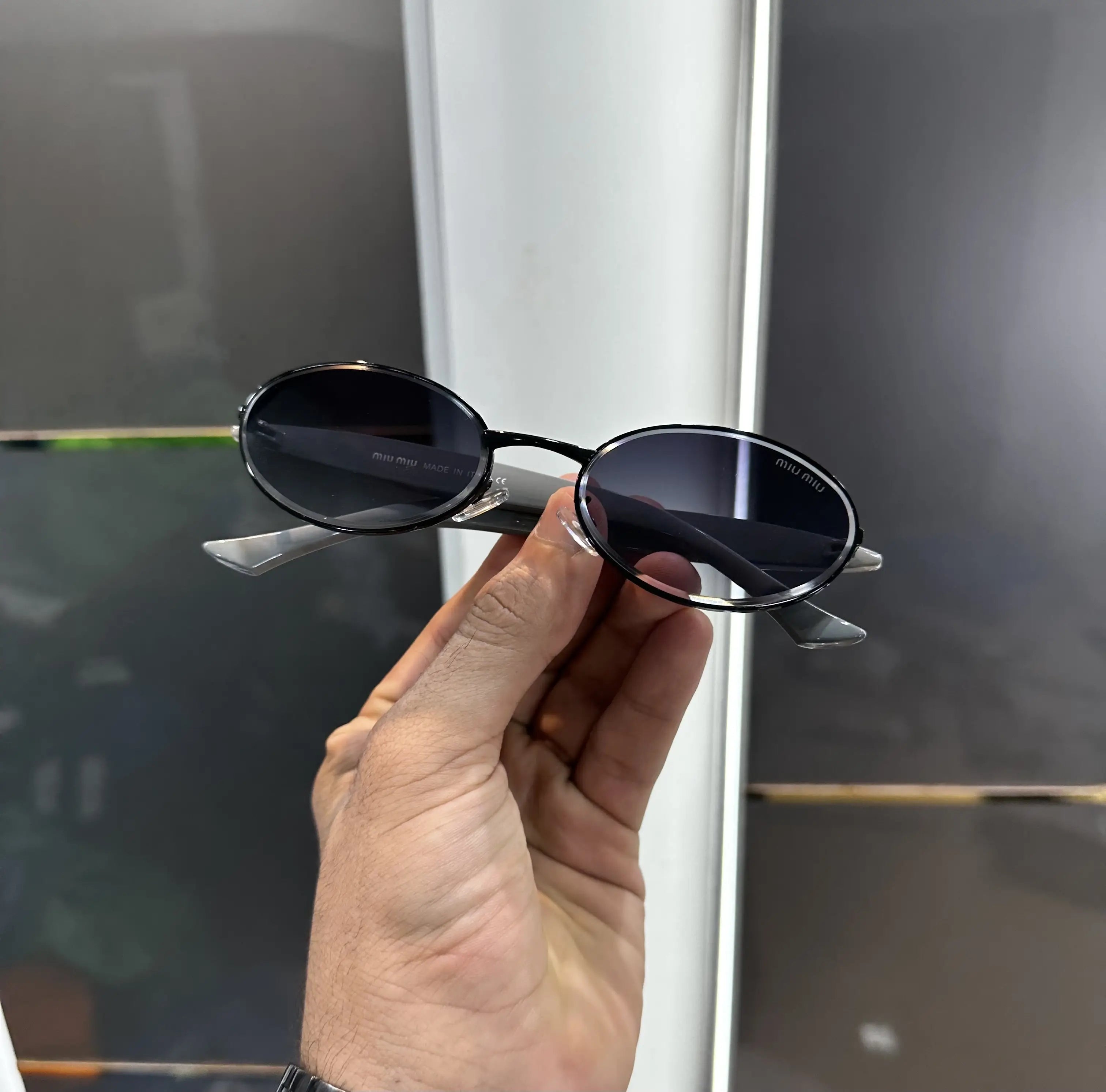 Miu Miu Grey Black Premium Shades 011 Secondary image