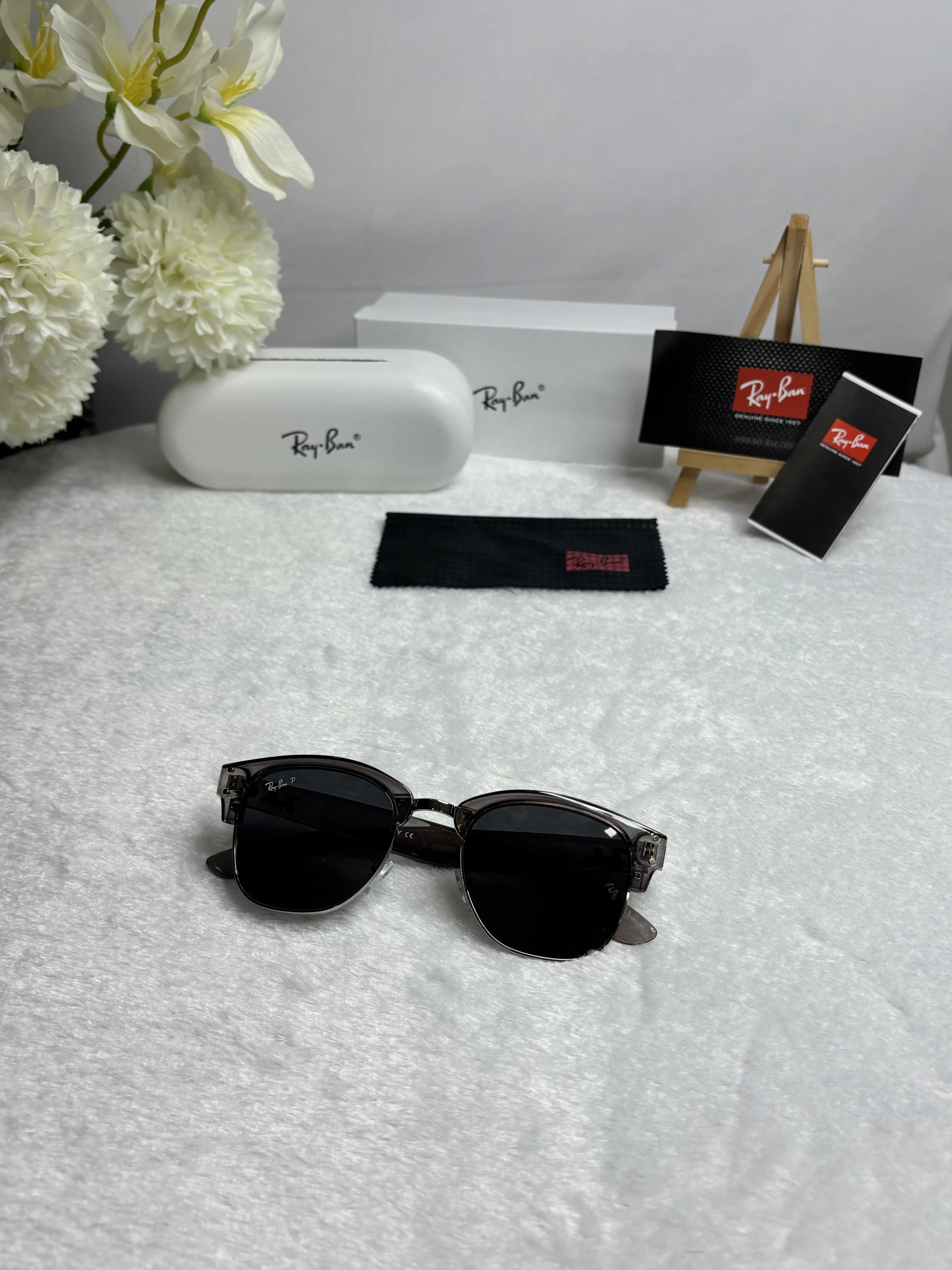 Rayban Clubmaster 0504 Grey Black