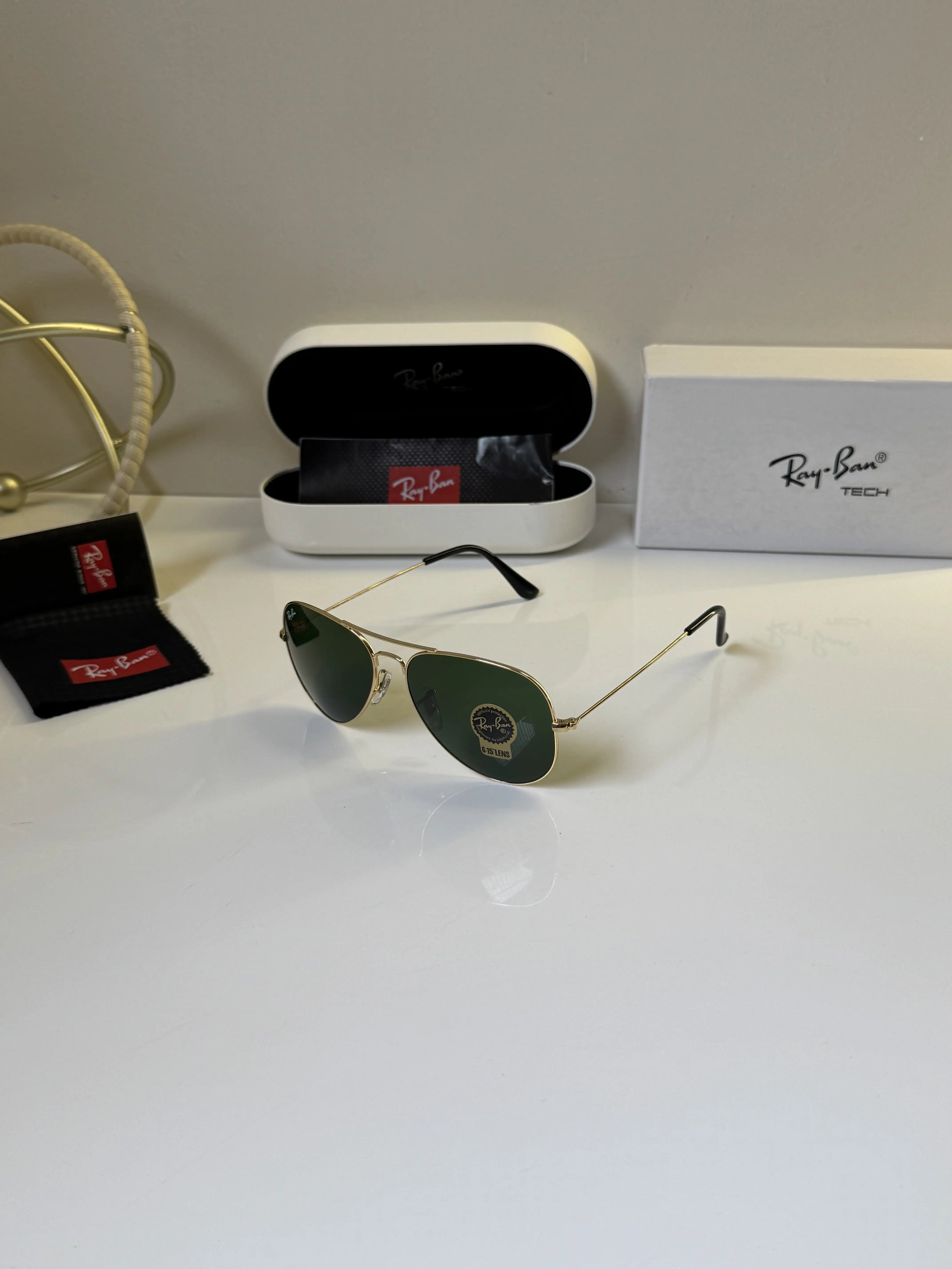 Rayban_3025_Gold_Green