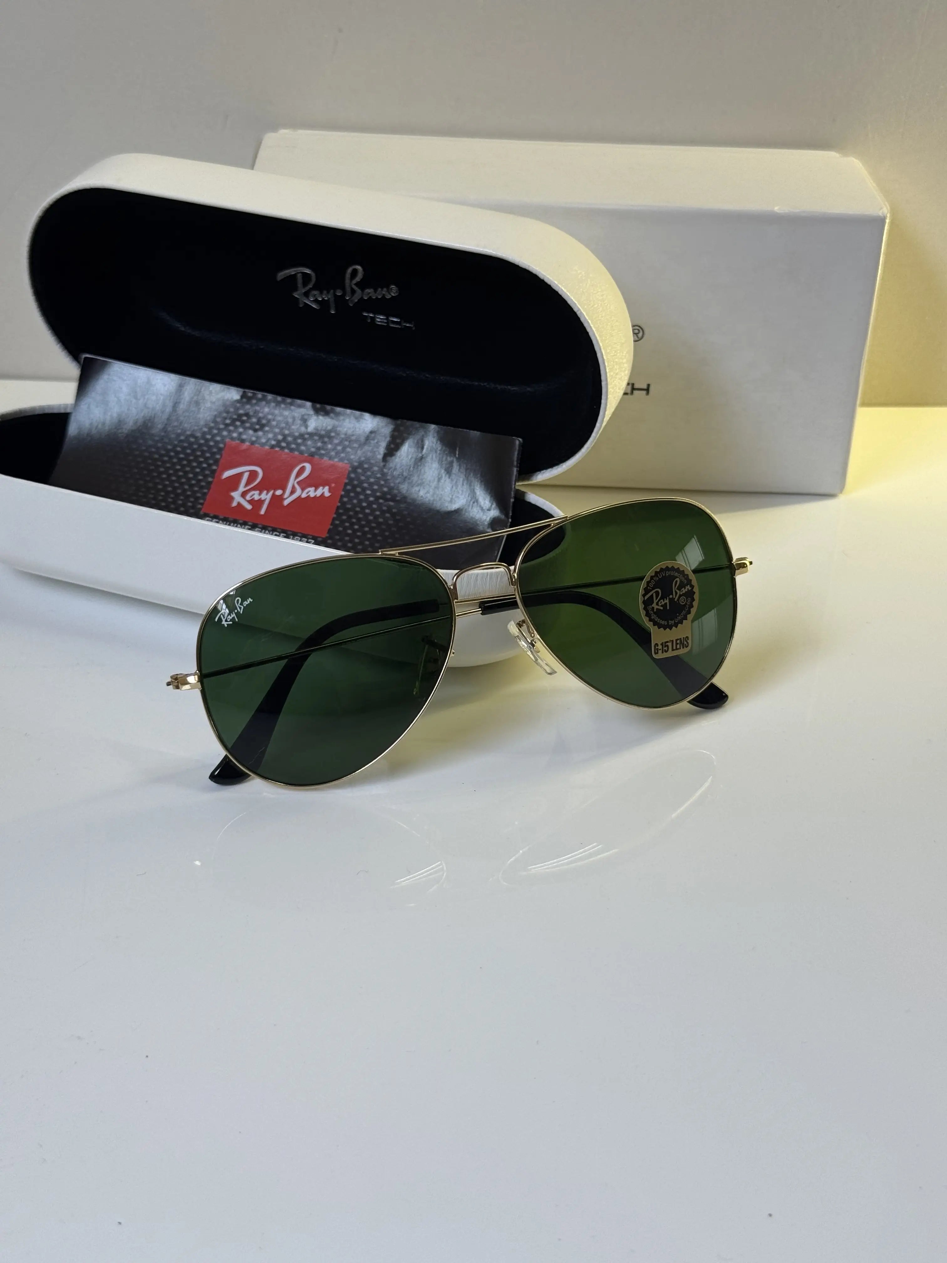 Rayban_3025_Gold_Green