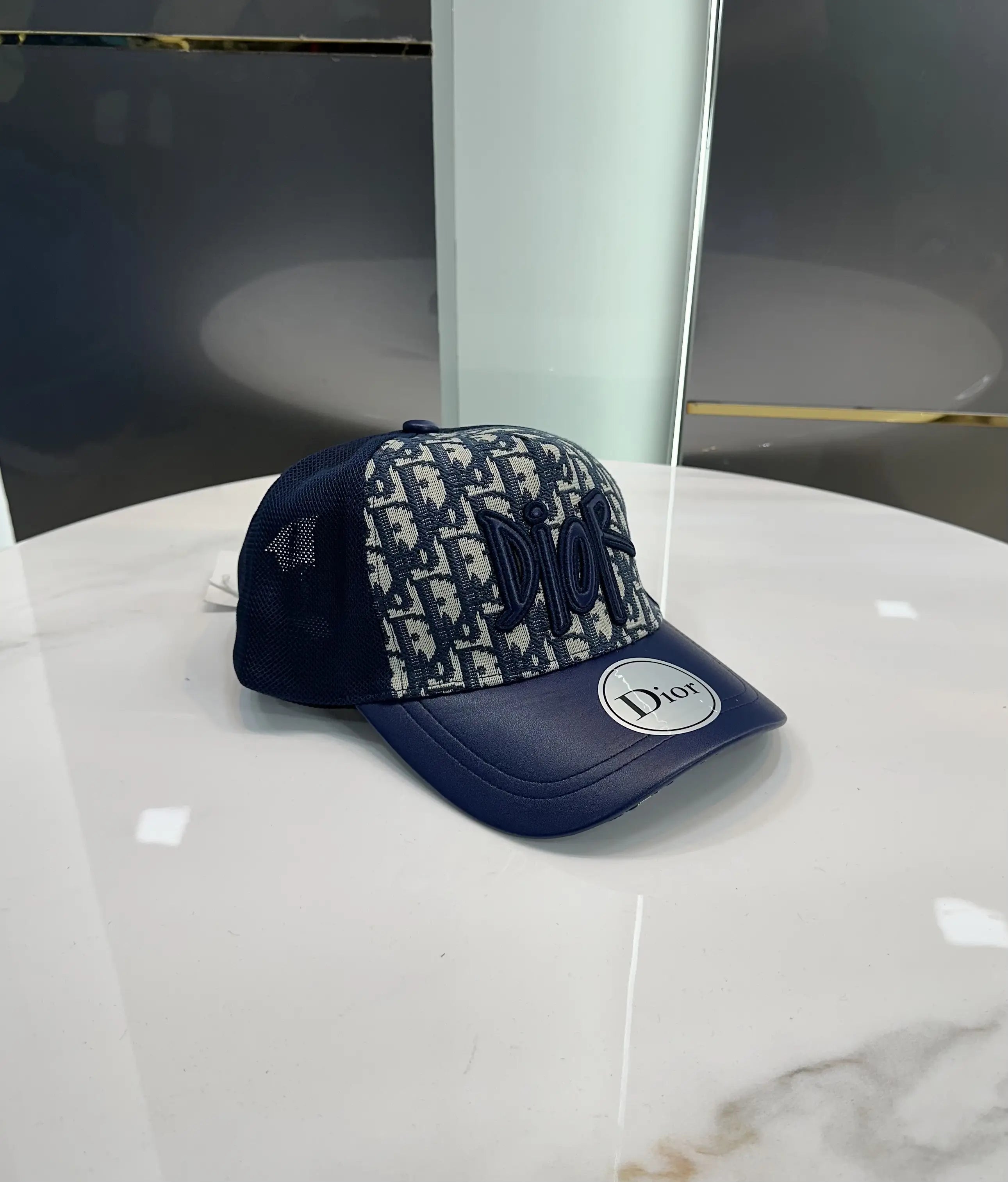 Dio r Blue Monogram Premium Imported Cap Main image