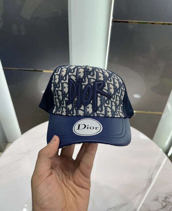 Dio r Blue Monogram Premium Imported Cap