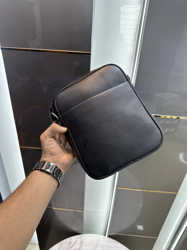 Gucc i Black Monogram Premium Sling Bag 2002