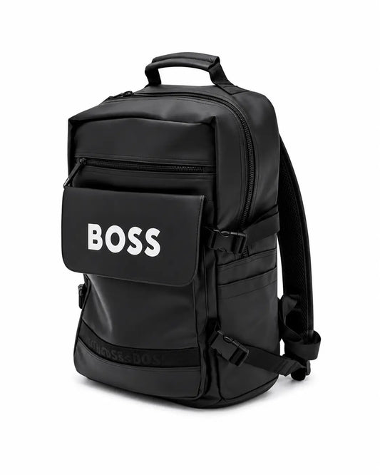Hugo Bos s Black White Luxury Imported BackPack Bs5020