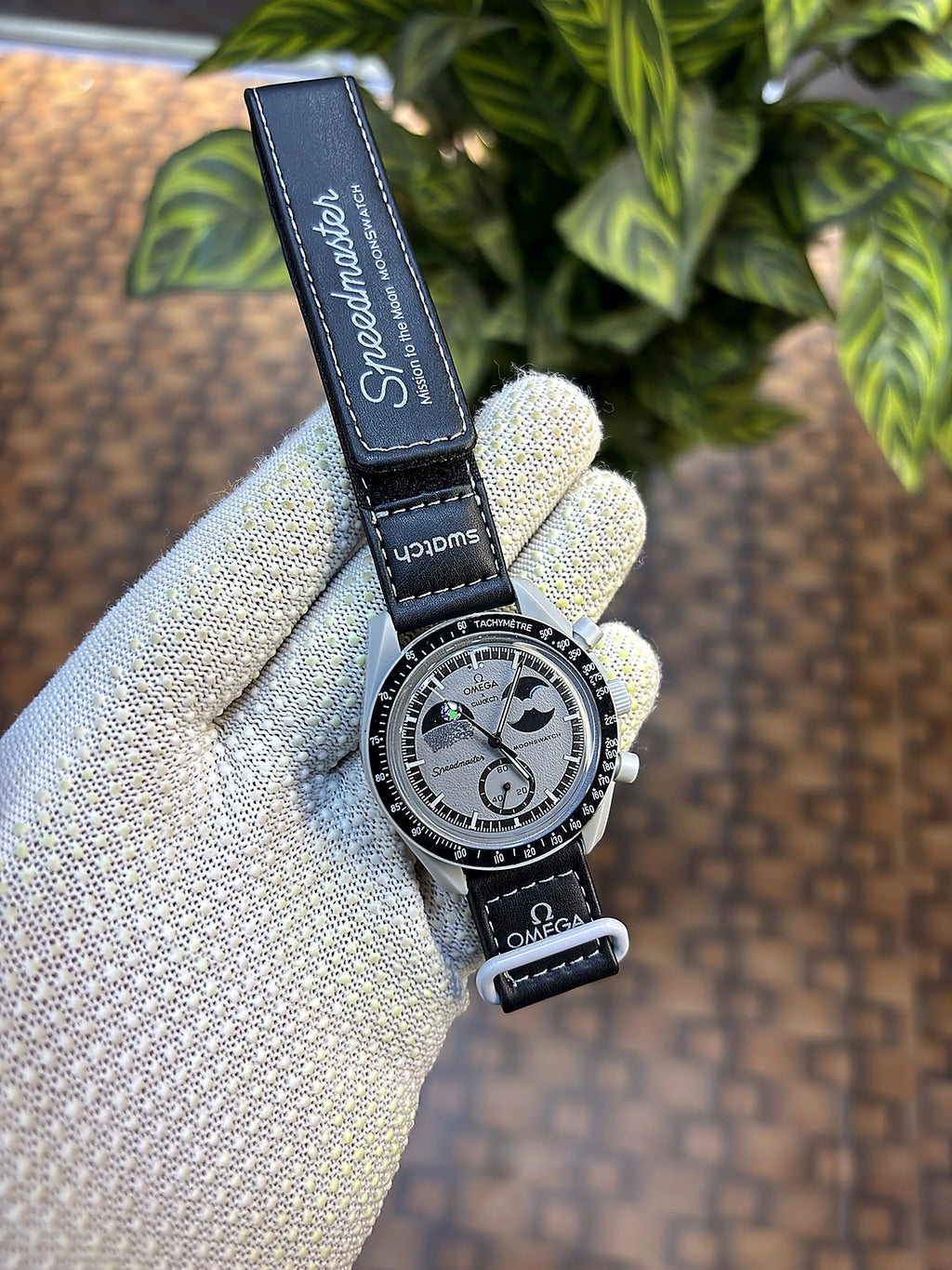 omega speed master swatch