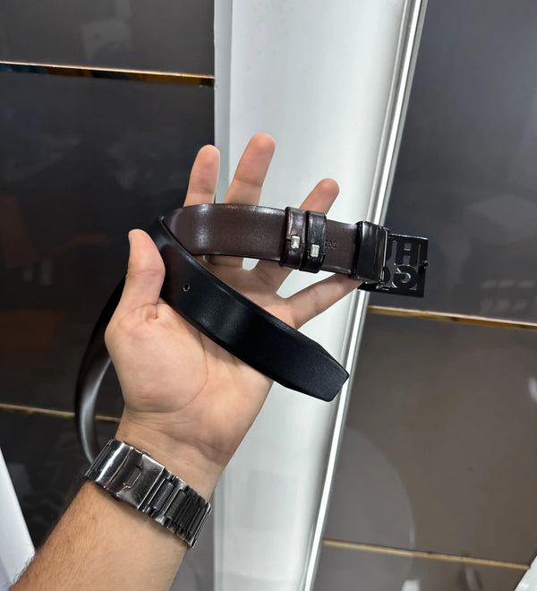 Hugo bos s Black Reversible Premium Imported Belt