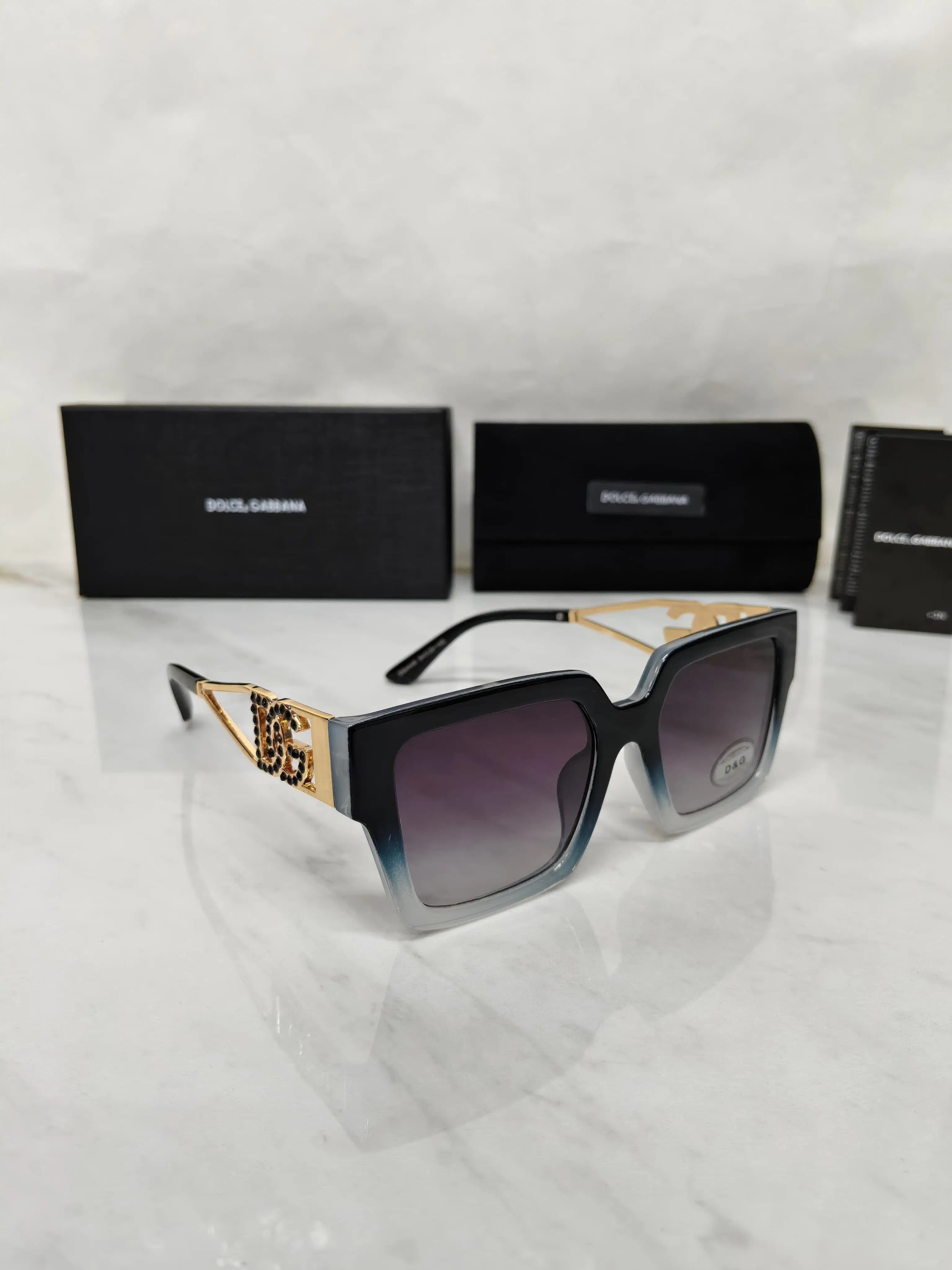 DOLCE & GABBANA 4446 BLACK ICE BLUE GARDIENT Secondary image