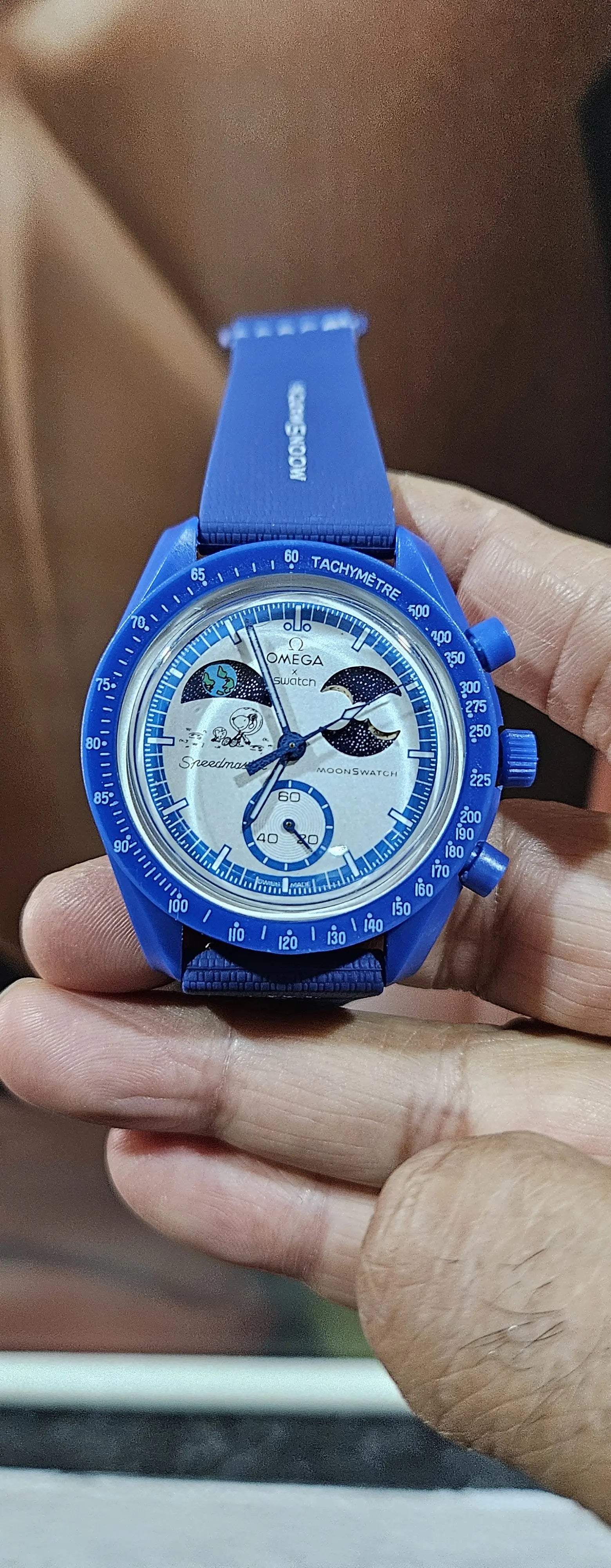 OMEGA MOON BLUE WATCH Main image