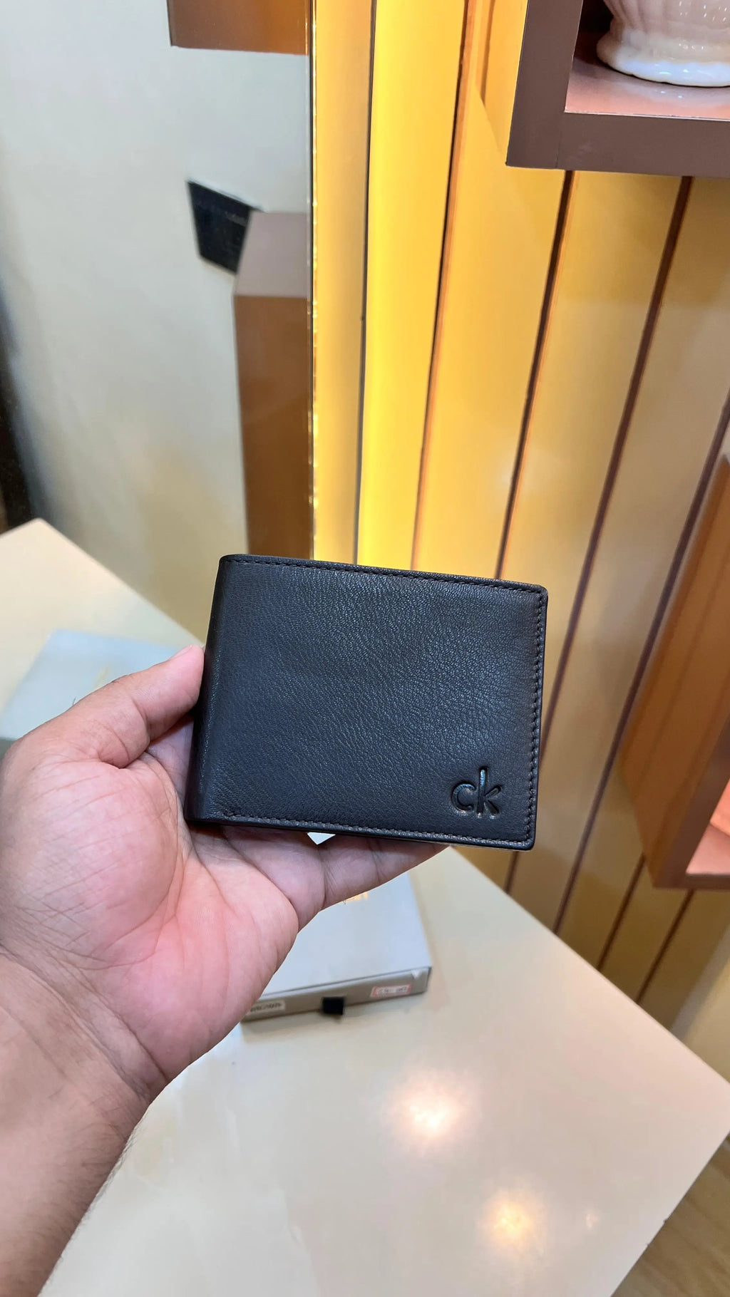 CK CALVIN KLEIN PREMIUM QUALITY WALLET WITH OG BOX