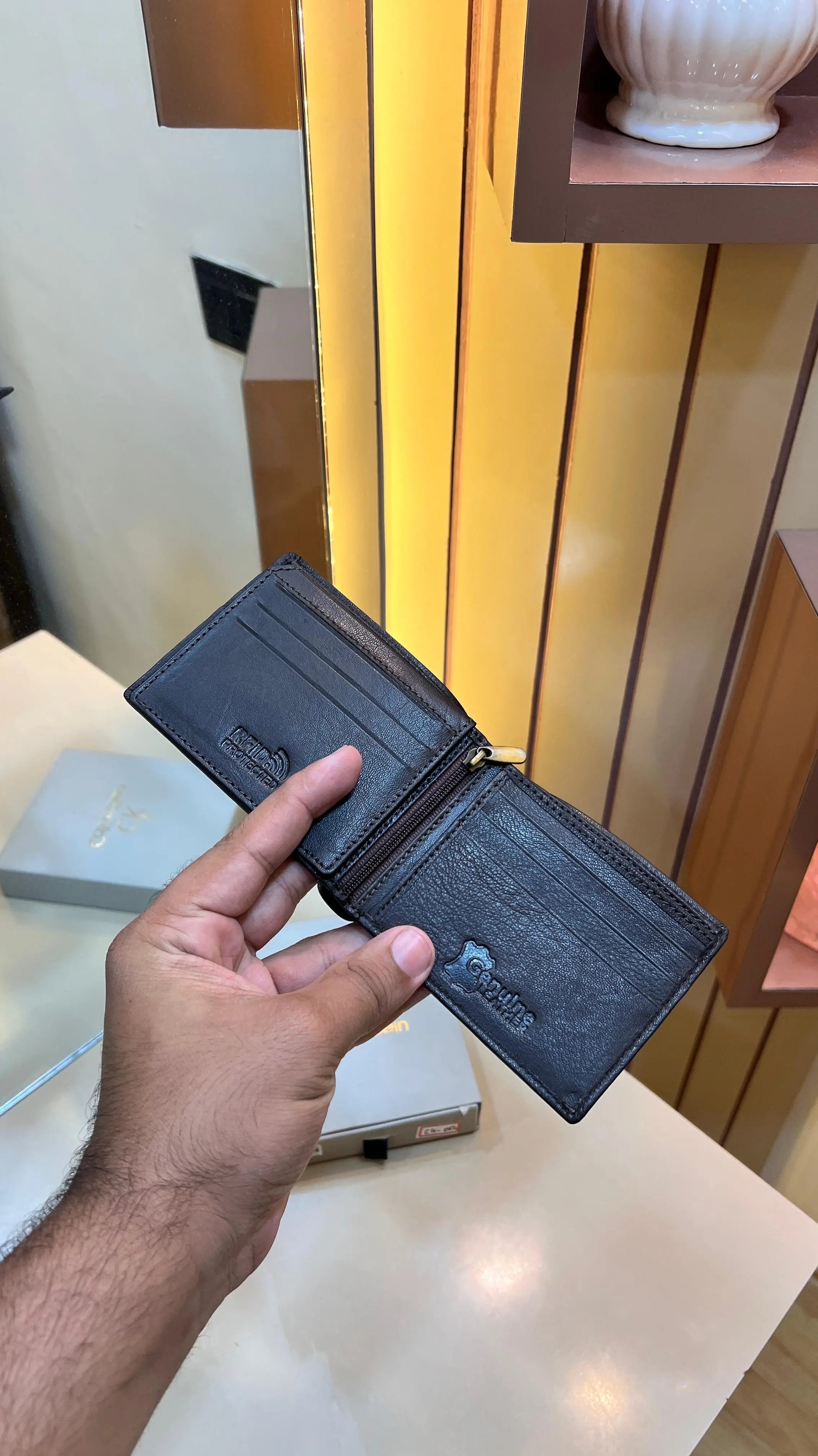 CK CALVIN KLEIN PREMIUM QUALITY WALLET WITH OG BOX