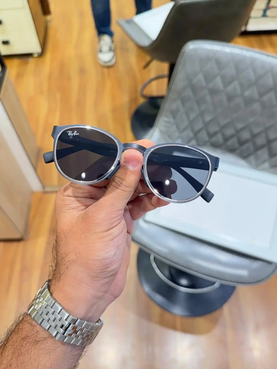 Rayban_2604_black_silver Secondary image