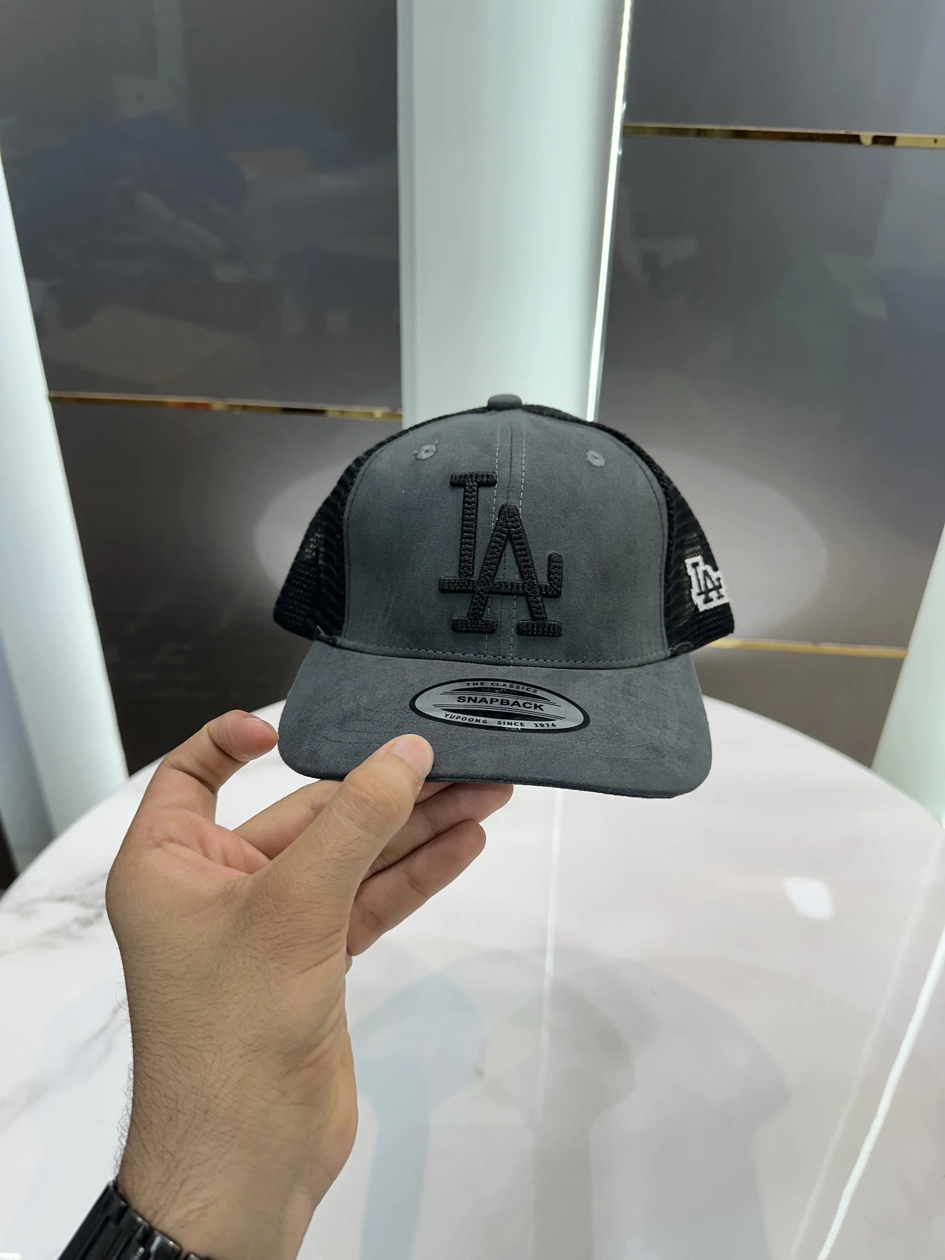 LA Grey (Suede) Premium Imported Cap