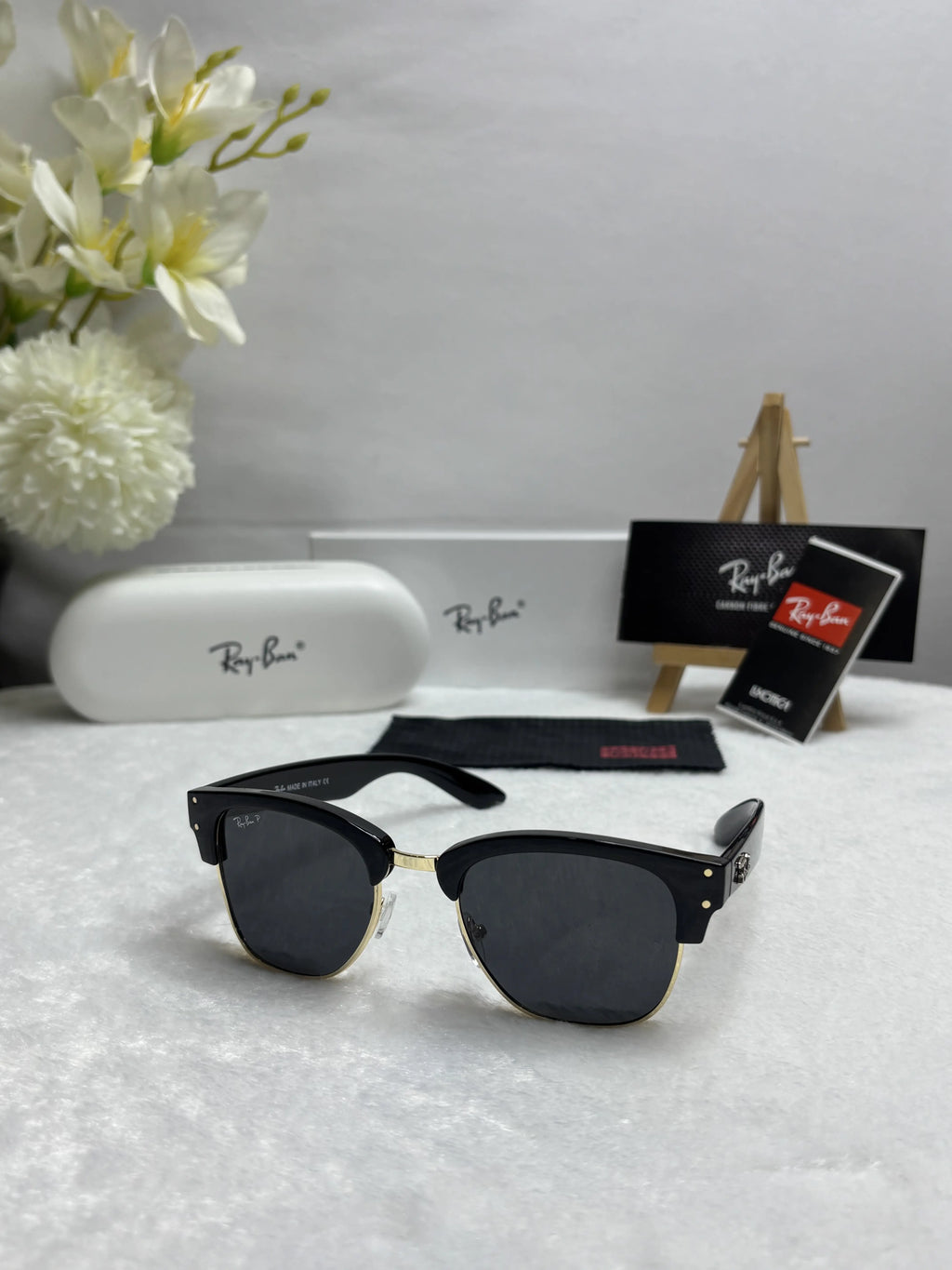 Rayban Clubmaster 0504 Black gold