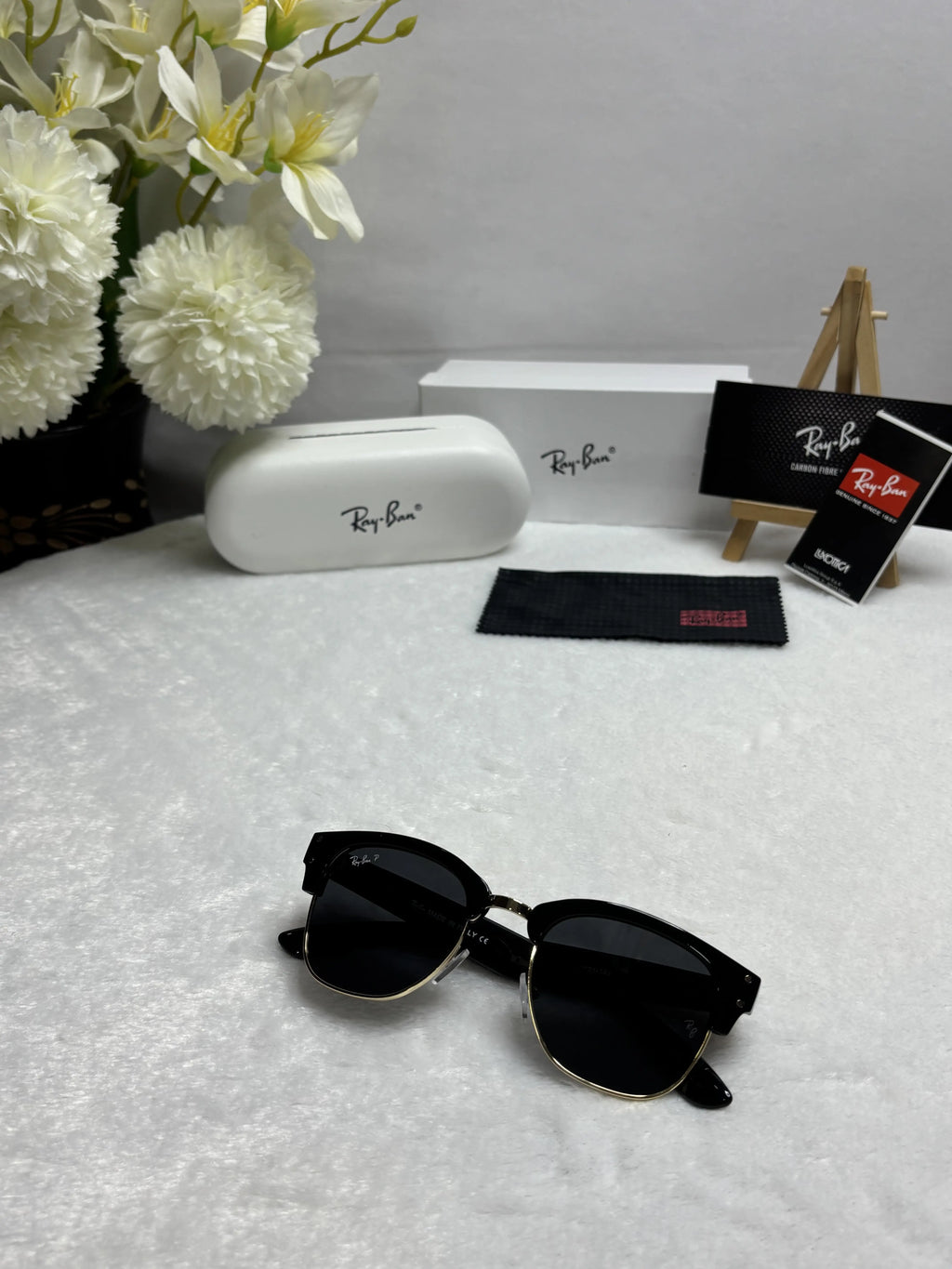 Rayban Clubmaster 0504 Black gold