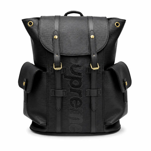 Louis Vuitto n X Suprem e Imported BackPack Black