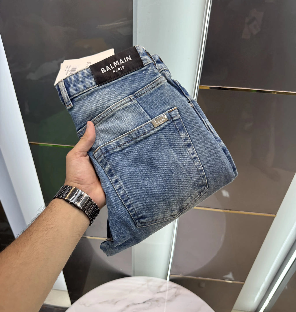 Balmain Paris new vintage Imported Premium Denim