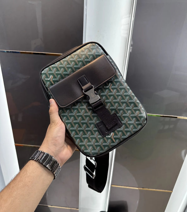 Goyar d  Green Premium Sling Bag g218