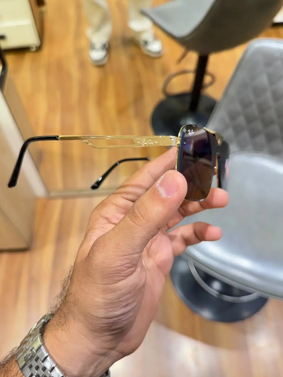 Copy Rayban 24026 gold black