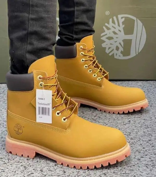 TIMBERLAND LONG BOOT WHEAT BROWN TAN PREMIUM Quality