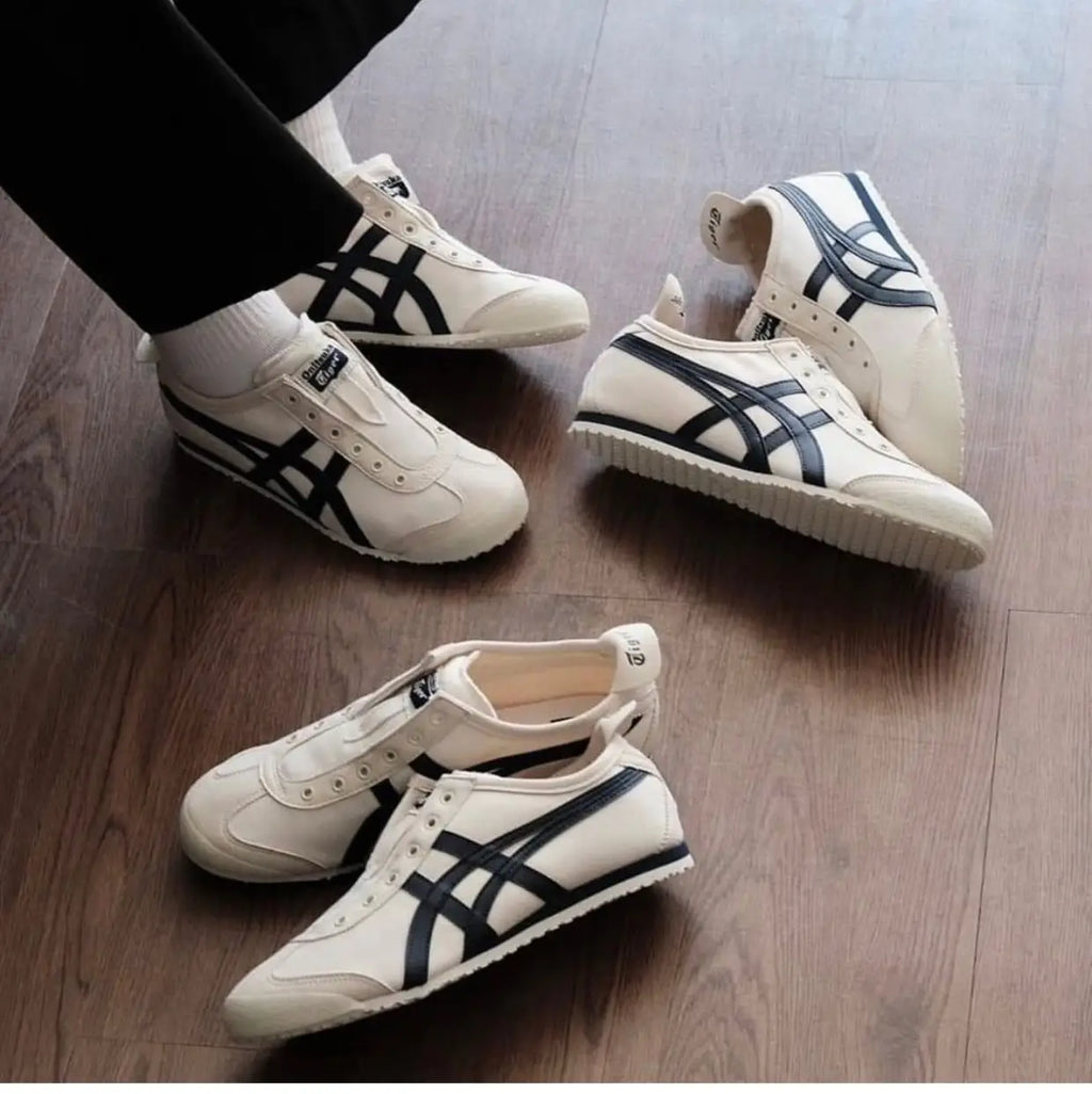 Onitsuka Tiger Mexico 66 Slip On Beige Navy Fix 179
