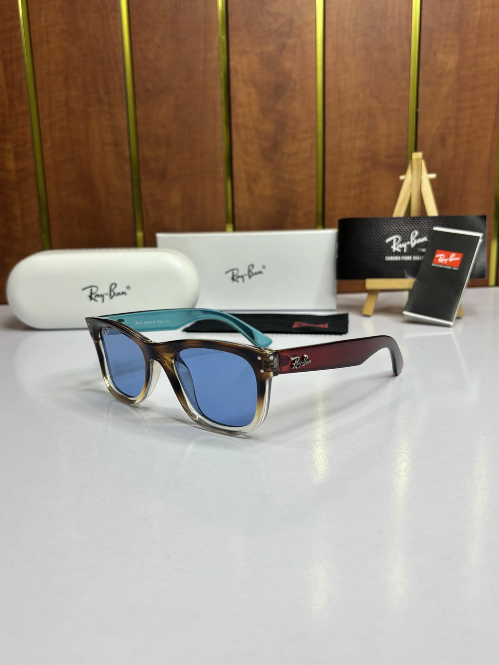 Rayban 0502 brown blue