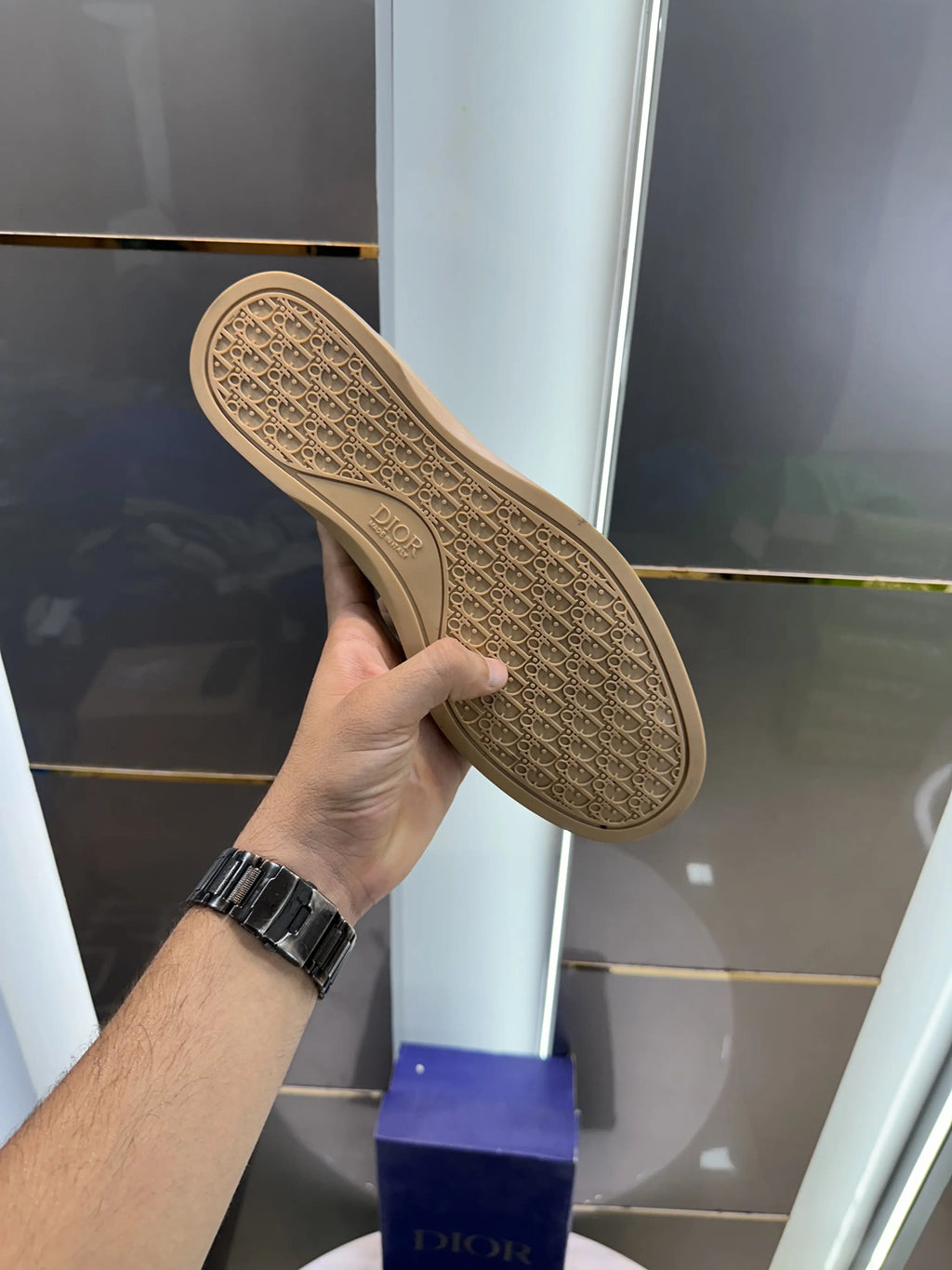 Dior_Tan Premium Suede Leather Formal