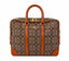 Coac h Monogram Luxury Laptop+Travel Bag Beige Brown c379