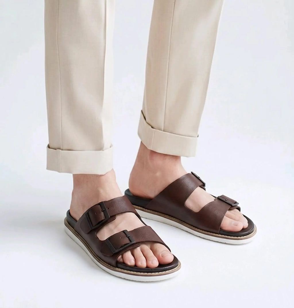 Brunello_Cucinelli Brown Slide For Men