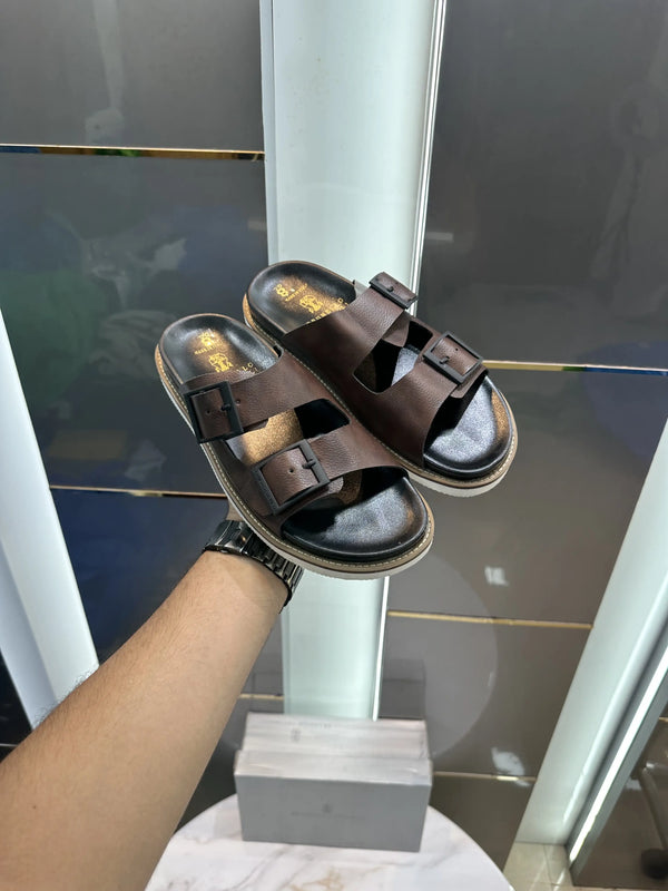 Brunello_Cucinelli Brown Slide For Men